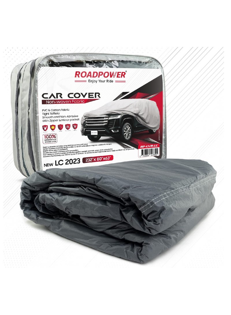 RoadPower Car Cover Body with Mirror Pocket (Land Cruiser, 232''X 80''X 63'') - Image 1
